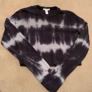 Tie Dye Full Tilt Cropped Long Sleeve